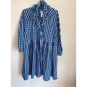 KOWTOW Calder Gingham Dress Size Small